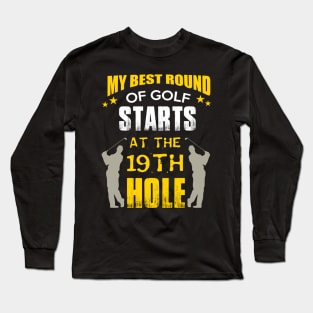 Golf Player Long Sleeve T-Shirt